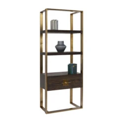 Open Wandkast Messing Met Hout 14 Open Wandkast Messing Met Hout -BePureHome Verkoop kare design osaka open wandkast messing met hout 83877 004