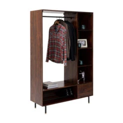 Open Kledingkast Van Sheesham -BePureHome Verkoop kare design ravello open kledingkast van sheesham 04