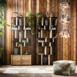 Industriele Open Kast -BePureHome Verkoop kare design storm industriele open kast 05