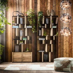 Open Wandkast Van Dennenhout -BePureHome Verkoop kare design storm open wandkast van dennenhout 05