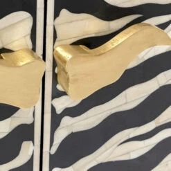 Design Dressoir Zwart Wit Zebra -BePureHome Verkoop kare design zebra zwart design dressoir zebra 07