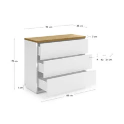 Witte Ladekast Met Eiken Blad 13 Witte Ladekast Met Eiken Blad -BePureHome Verkoop kave home abilen witte ladekast met eiken blad 09