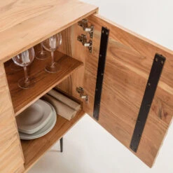 Design Dressoir Massief Hout -BePureHome Verkoop kave home delsie dressoir van licht hout 06