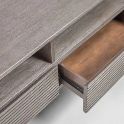 TV-meubel Grijs Acacia Hout -BePureHome Verkoop kave home indiann tv meubel grijs acaciahout 03