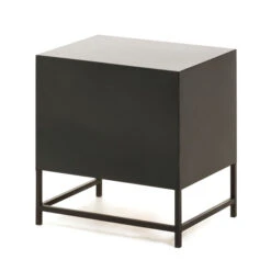 Zwart Nachtkastje Met Webbing 14 Zwart Nachtkastje Met Webbing -BePureHome Verkoop kave home kyoko zwart nachtkastje met webbing 04