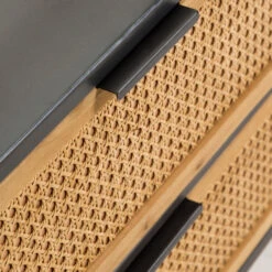 Zwart Nachtkastje Met Webbing 16 Zwart Nachtkastje Met Webbing -BePureHome Verkoop kave home kyoko zwart nachtkastje met webbing 06