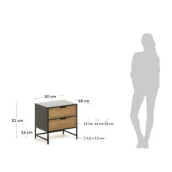 Zwart Nachtkastje Met Webbing 19 Zwart Nachtkastje Met Webbing -BePureHome Verkoop kave home kyoko zwart nachtkastje met webbing 07