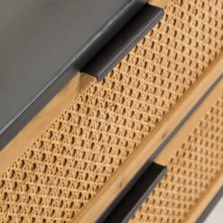 Zwart Tv-meubel Met Webbing -BePureHome Verkoop kave home kyoko zwart tv meubel met webbing 10