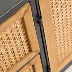 Zwart Tv-meubel Met Webbing -BePureHome Verkoop kave home kyoko zwart tv meubel met webbing 11