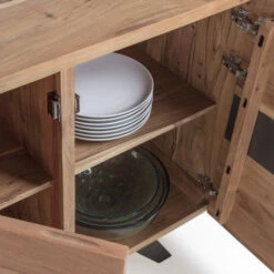 Dressoir Boomstam Acacia -BePureHome Verkoop kave home laforma cc0470m43 uxia houten dressoir met boomstam 04