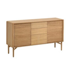 Eiken Retro Dressoir -BePureHome Verkoop kave home lenon eiken retro dressoir 01