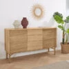 Eiken Retro Dressoir -BePureHome Verkoop kave home lenon eiken retro dressoir 04 1