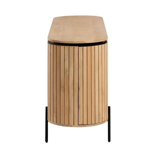 Ovaal Dressoir Van Mango Hout 5 Ovaal Dressoir Van Mango Hout - Afbeelding 5