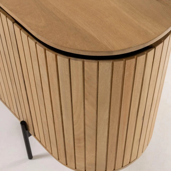 Ovaal Dressoir Van Mango Hout 9 Ovaal Dressoir Van Mango Hout - Afbeelding 9