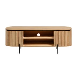 Tv-meubel Ovaal Mangohout -BePureHome Verkoop kave home licia ovaal tv meubel van mangohout 02