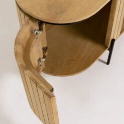 Tv-meubel Ovaal Mangohout -BePureHome Verkoop kave home licia ovaal tv meubel van mangohout 02 1