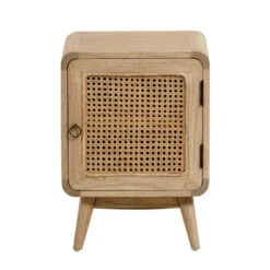 Houten Nachtkastje Met Webbing -BePureHome Verkoop kave home nalu houten nachtkastje met webbing 03