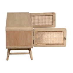 Rotan Tv-meubel Hout -BePureHome Verkoop kave home nalu houten tv meubel met webbing 06