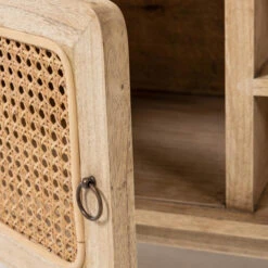 Rotan Tv-meubel Hout -BePureHome Verkoop kave home nalu houten tv meubel met webbing 08