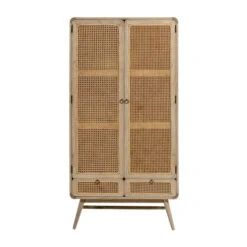 Webbing Kast Naturel Rotan 12 Webbing Kast Naturel Rotan -BePureHome Verkoop kave home nalu houten wandkast met webbing 03
