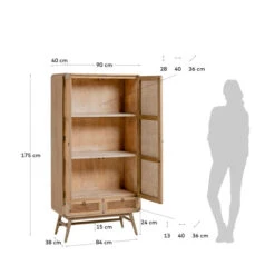 Webbing Kast Naturel Rotan 19 Webbing Kast Naturel Rotan -BePureHome Verkoop kave home nalu houten wandkast met webbing 14