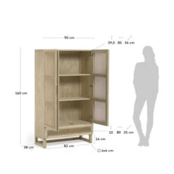 Rotan Webbing Kast -BePureHome Verkoop kave home rexit rotan webbing kast 13