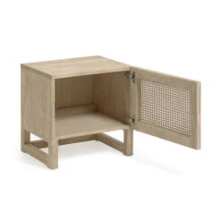 Rotan Webbing Nachtkastje -BePureHome Verkoop kave home rexit rotan webbing nachtkastje 02