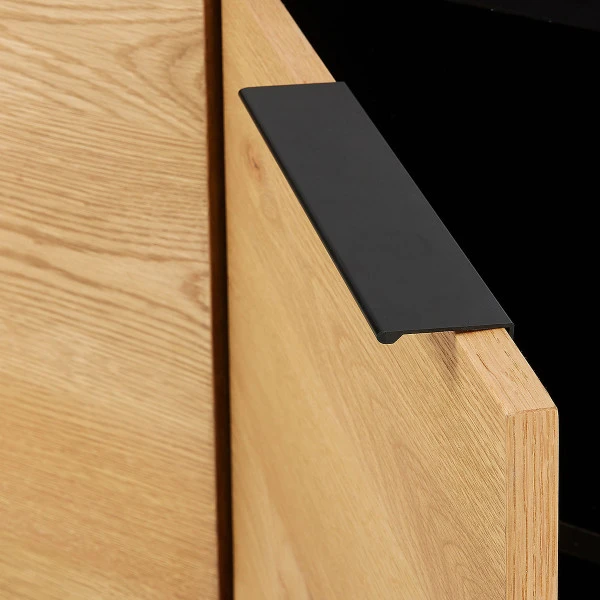 Dressoir Zwart Met Eiken 4 Dressoir Zwart Met Eiken - Afbeelding 4