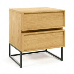 Eiken Nachtkastje -BePureHome Verkoop kave home taiana eiken nachtkastje 02