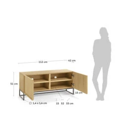 BePureHome Verkoop -BePureHome Verkoop kave home taiana eiken tv meubel 06