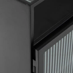 Zwart Nachtkastje Ribbelglas -BePureHome Verkoop kave home trixie zwart nachtkastje ribbelglas 10