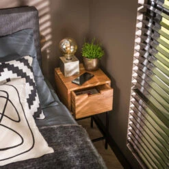 Klein Nachtkastje Acaciahout -BePureHome Verkoop klein nachtkastje acaciahout vico giani 05