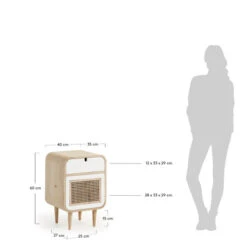 Mango Houten Nachtkastje 40x60 -BePureHome Verkoop laforma gerald mango houten nachtkastje 40x60 07