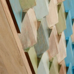 Kleurrijke Kast Mozaiek -BePureHome Verkoop laforma ilka wandkast met mozaiek patroon 04