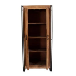 Bergkast Sheeshamhout -BePureHome Verkoop lavis havel hoge wandkast met zwarte handgrepen 04