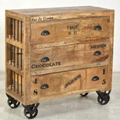 Robuuste Ladekast Industrieel -BePureHome Verkoop lavis porter industriele ladekast met tekst 03