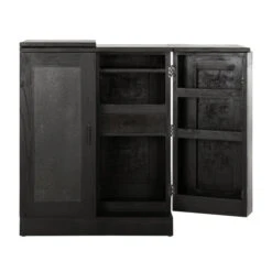 Zwarte Drankkast Bartafel -BePureHome Verkoop must living connaught zwarte drankkast bartafel 02