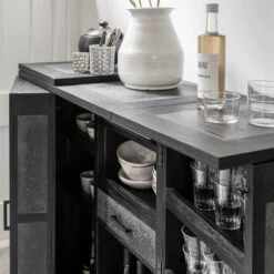 Zwarte Drankkast Bartafel -BePureHome Verkoop must living connaught zwarte drankkast bartafel 07