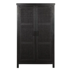 Zwarte Kast Met Rotan -BePureHome Verkoop must living provence zwarte kast met rotan 01