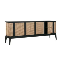 Webbing Dressoir Ronde Hoeken 213 Cm -BePureHome Verkoop must living raffles webbing dressoir met ronde hoeken 213 cm 03