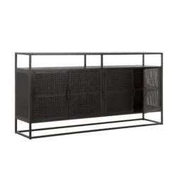 Dressoir Zwart Rotan -BePureHome Verkoop must living spiderman dressoir zwart rotan 03