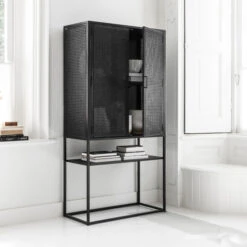 Kast Op Hoge Poten Zwart -BePureHome Verkoop must living spiderman kast op hoge poten zwart 03 1