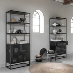 Open Kast Met Lades Rotan -BePureHome Verkoop must living spiderman open kast met lades rotan 02 1