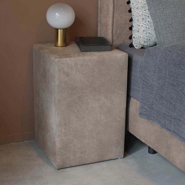 Nachtkastje Boxspring Beige 1 Nachtkastje Boxspring Beige