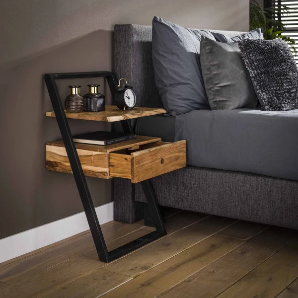 Nachtkastje Industrieel Design 3 Nachtkastje Industrieel Design - Afbeelding 3