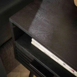 Nachtkastje Zwart Mangohout -BePureHome Verkoop nachtkastje zwart mangohout marina giani 04