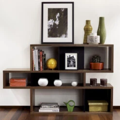 Lage Boekenkast Walnoot 100 Cm -BePureHome Verkoop noten wandkast tundo amavel 100 04 800x800 1