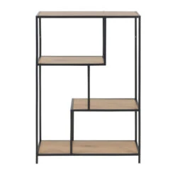 Open Boekenkast Met Metalen Frame