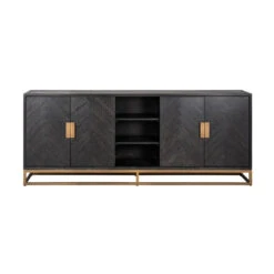Groot Dressoir Zwarte Visgraat