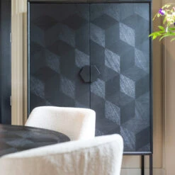 Grote Kast Zwart Hout -BePureHome Verkoop richmond interiors blax grote kast zwart hout 06